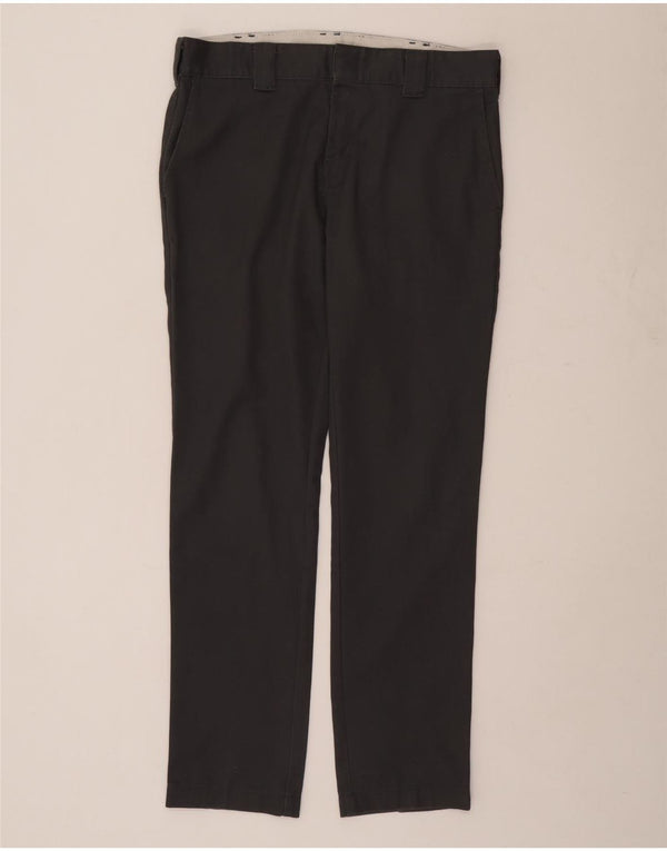 Calças Dickies Mens Slim Fit Chino W33 L32 Cinza Poliéster