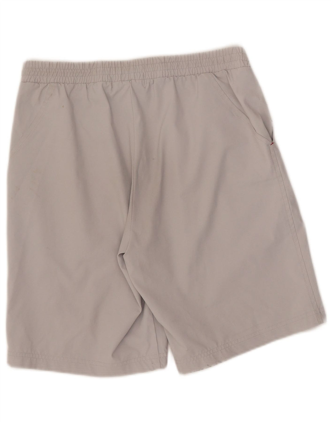 Shorts esportivos masculinos Kappa pequeno poliéster cinza