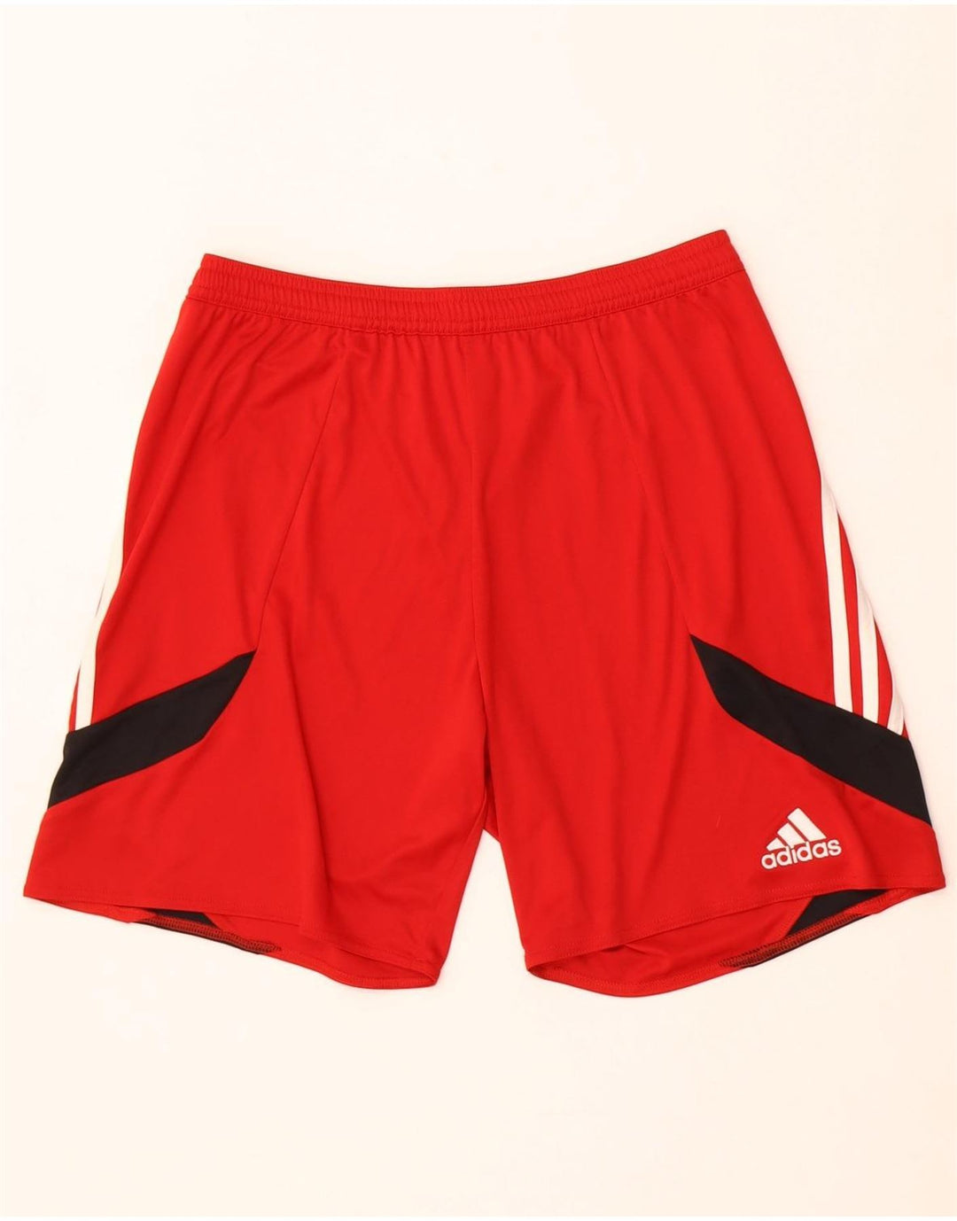 Adidas Masculino Climalite Sport Shorts Médio Vermelho Colorblock Poliéster
