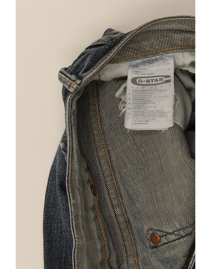 Calça jeans feminina G-Star Bootcut W31 L34 algodão azul marinho