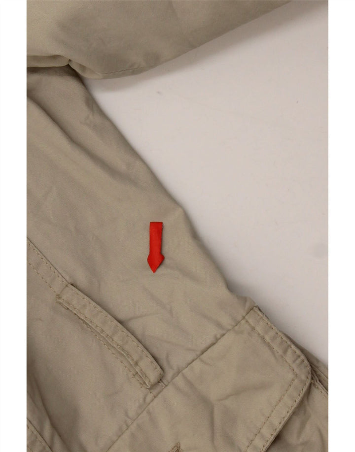 Jaqueta bomber feminina Zara Reino Unido 14 grande bege