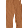 Calça feminina cortada slim PER UNA W28 L25 bege