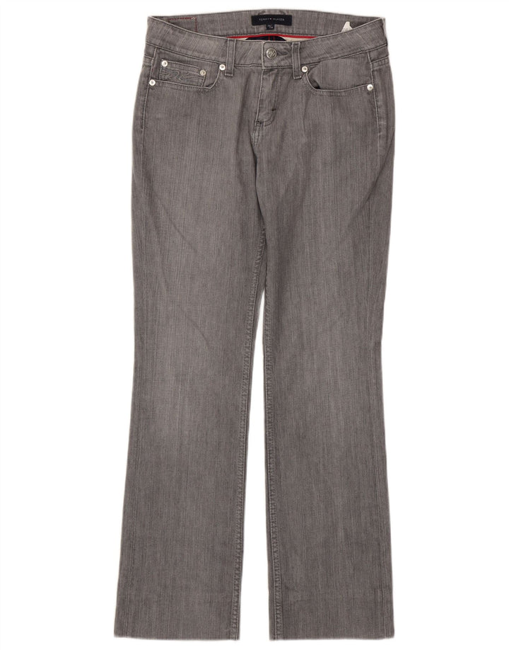 Jeans retos femininos TOMMY HILFIGER W28 L30 algodão cinza