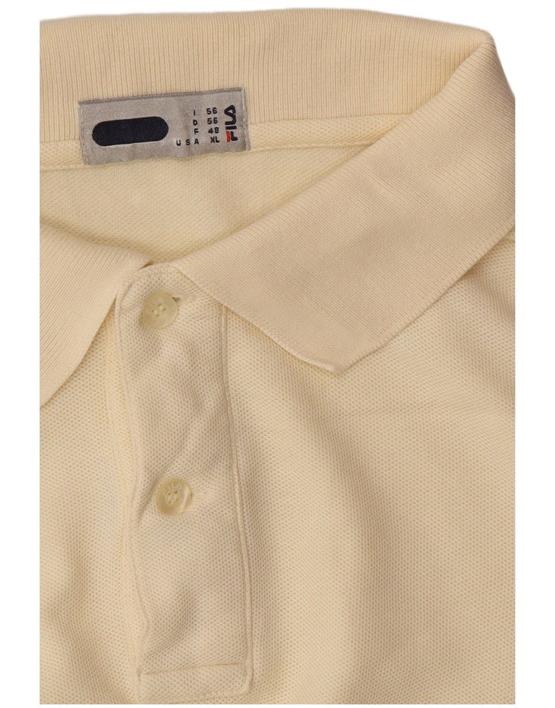 Camisa polo masculina FILA IT 56 2XL amarela