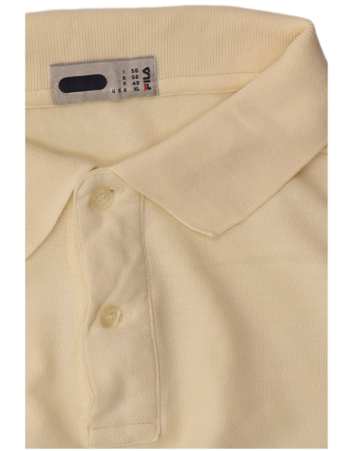Camisa polo masculina FILA IT 56 2XL amarela