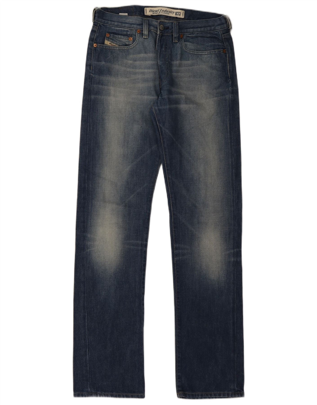 Jeans retos masculinos Diesel W29 L33 algodão azul