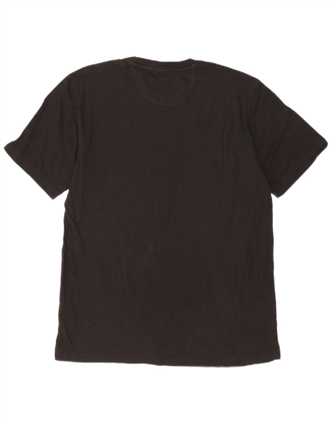 Adidas Mens Camiseta Top Grande Algodão Preto