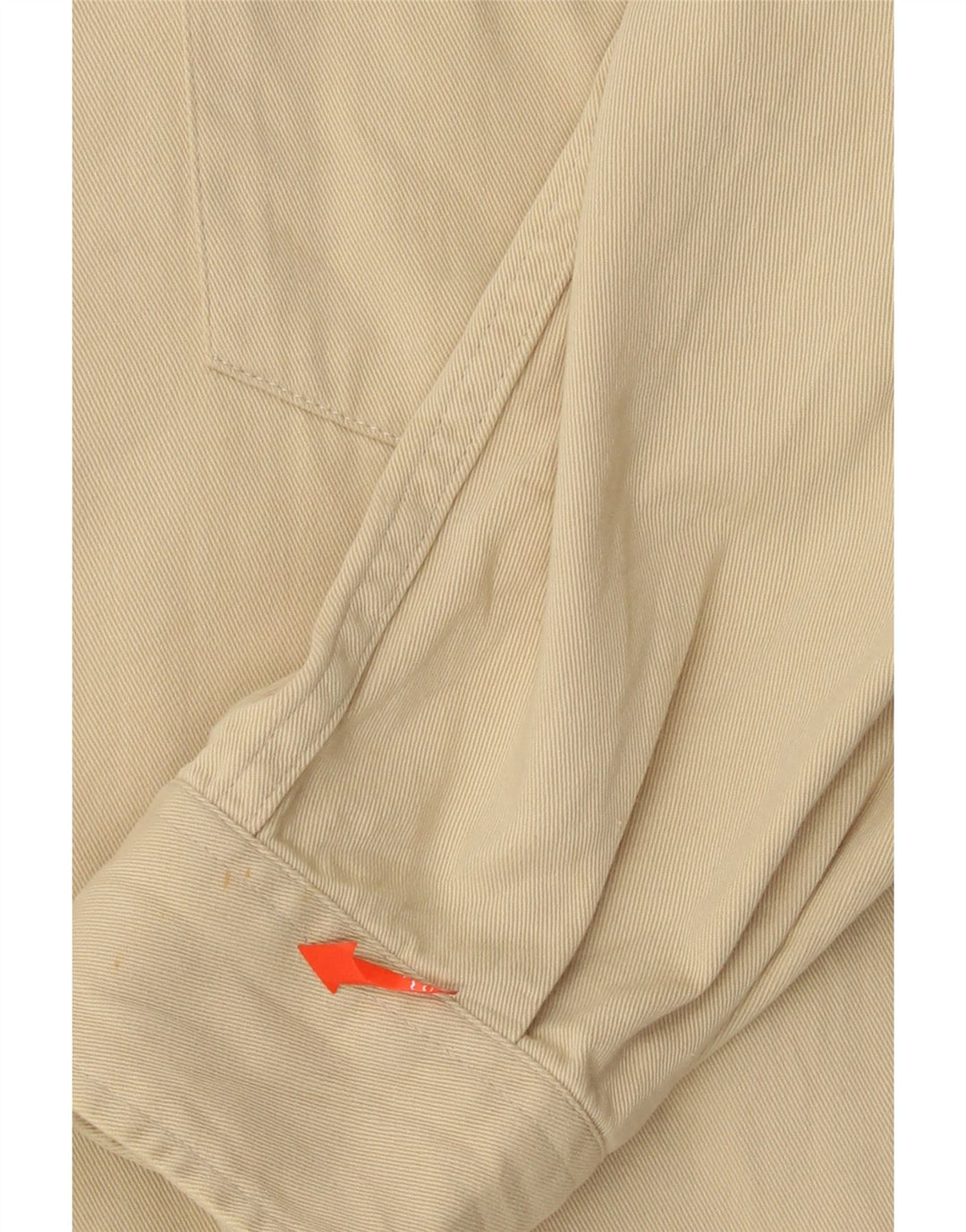 Camisa masculina Carrera algodão bege médio