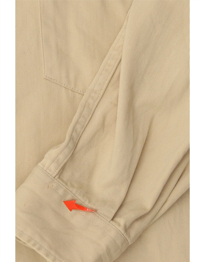 Camisa masculina Carrera algodão bege médio