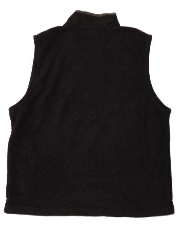Jaqueta de lã masculina Marks & Spencer Reino Unido 44 2XL poliéster preto
