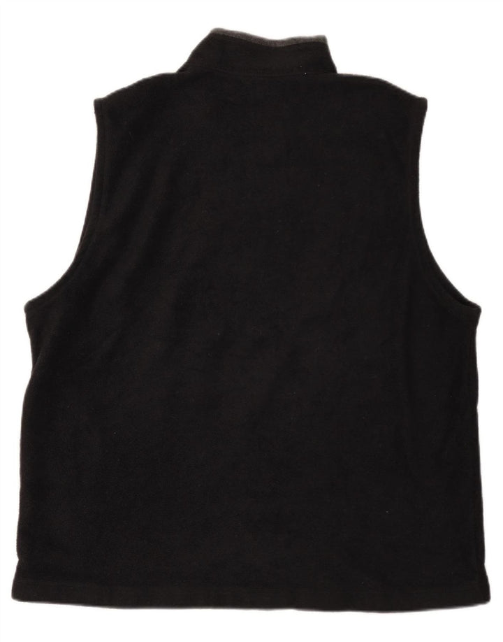 Jaqueta de lã masculina Marks & Spencer Reino Unido 44 2XL poliéster preto