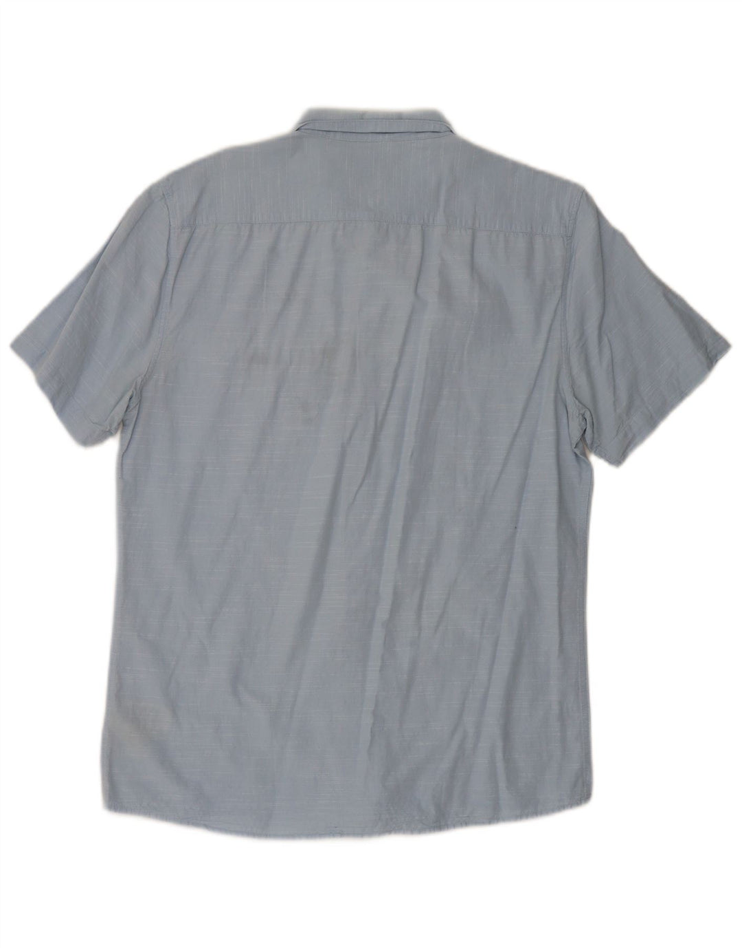 Camisa masculina Lee de manga curta slim fit grande algodão azul