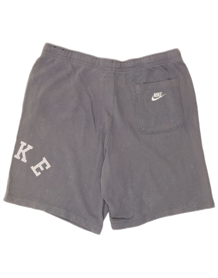 Shorts esportivos gráficos masculinos Nike XL cinza algodão