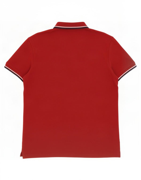 Diadora Mens Polo Shirt 3XL Burgundy Cotton