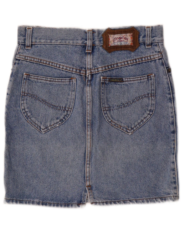 Saia jeans Tavarner para meninas 13-14 anos W26 azul