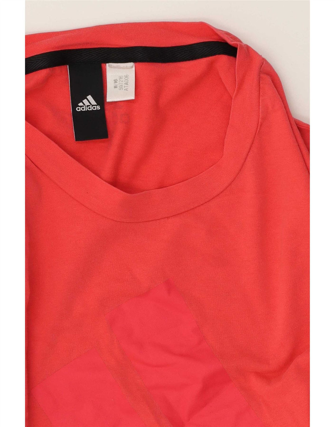 Camiseta Adidas Feminina Graphic Top UK 14 Médio Vermelho