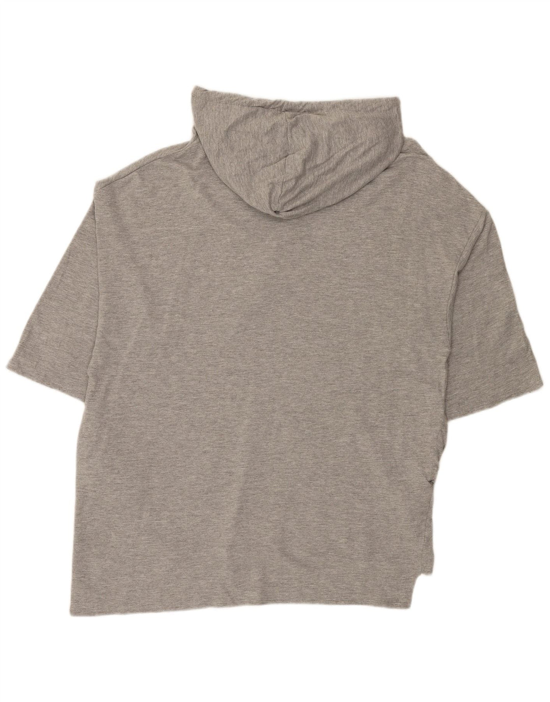 Blusa feminina com capuz ZARA UK 16 grande cinza