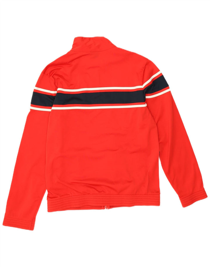 CHAMPION Mens Treino Top Jaqueta Grande Poliéster Colorblock Vermelho