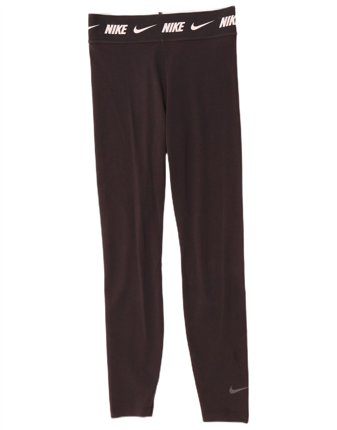 Leggings Nike Femininas Gráficas UK 10 Pequenas Algodão Preto