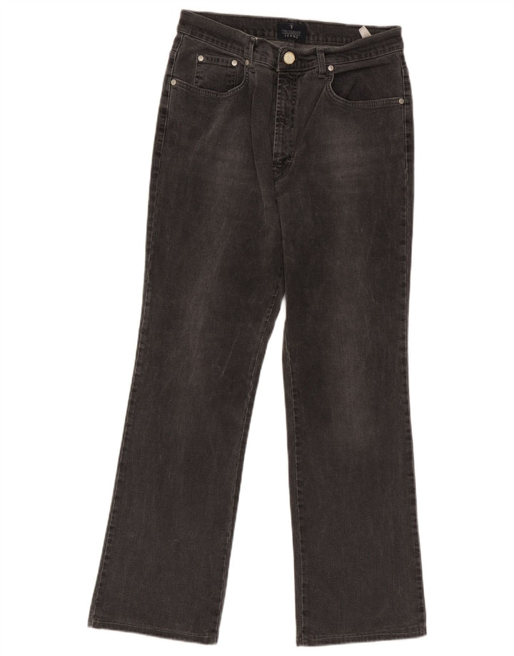 Jeans Bootcut feminino Trussardi W31 L28 algodão cinza
