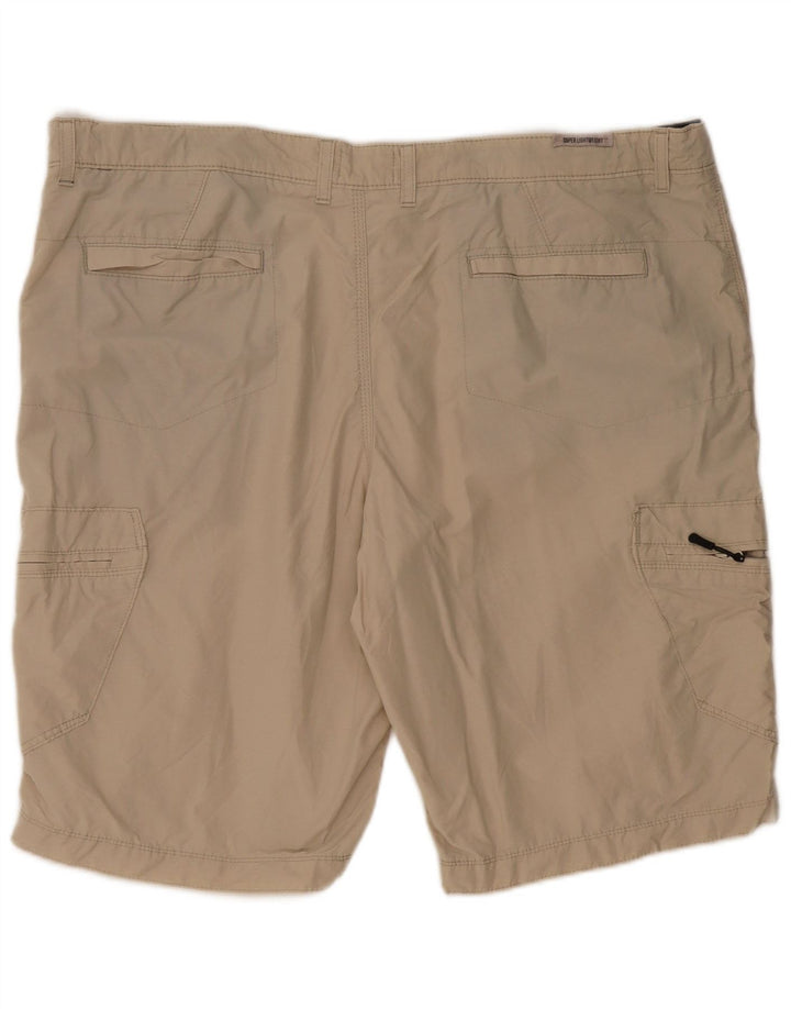 Shorts cargo masculino Marks & Spencer W44 2XL algodão bege