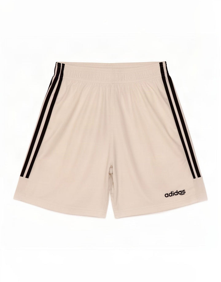 Adidas Womens Climalite Sport Shorts UK 12 Médio Branco Poliéster