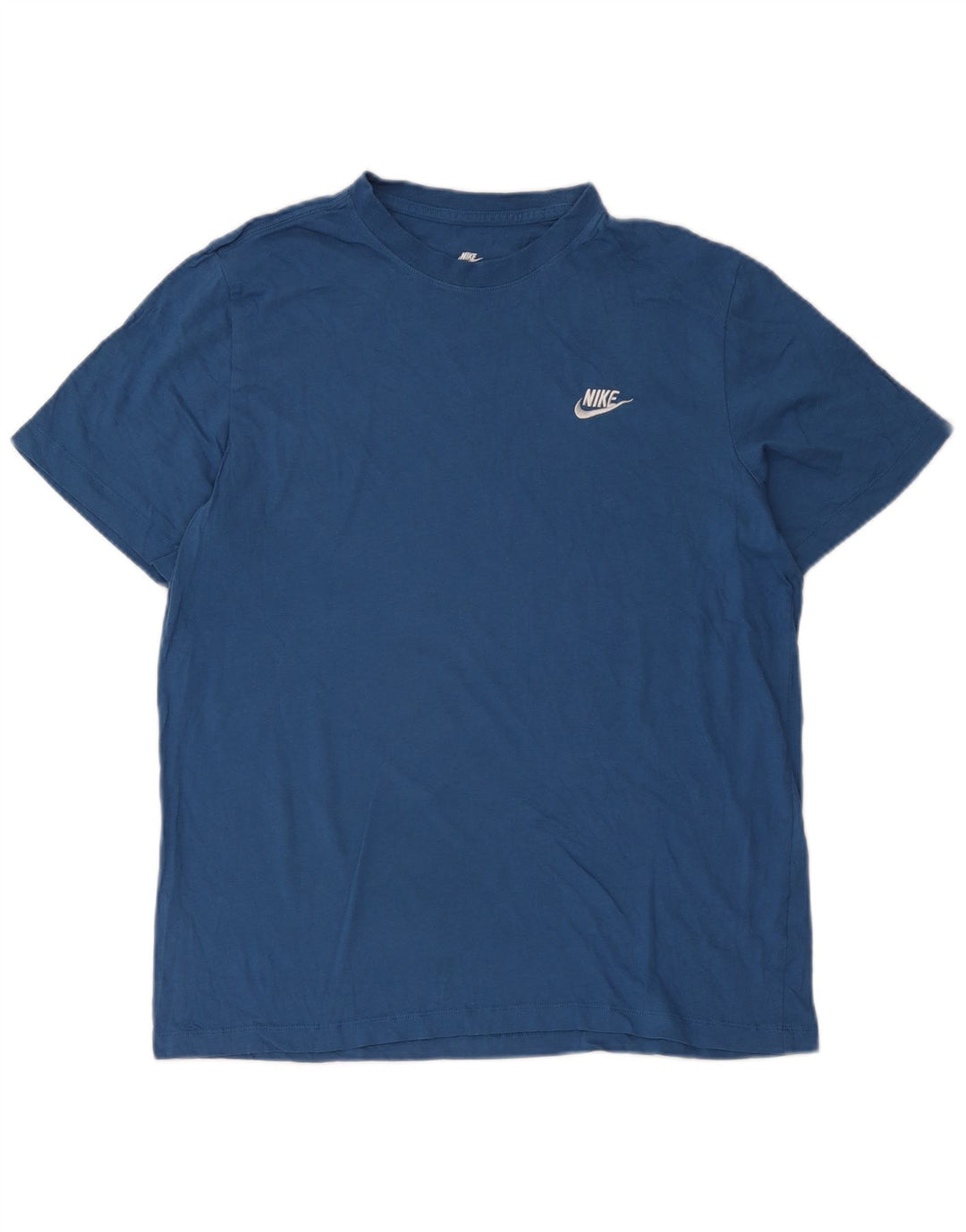 Camiseta masculina Nike grande algodão azul