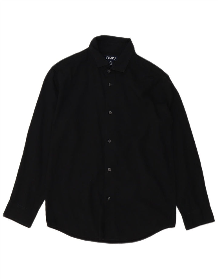 Camisa CHAPS Menino 10-11 Anos Médio Algodão Preto
