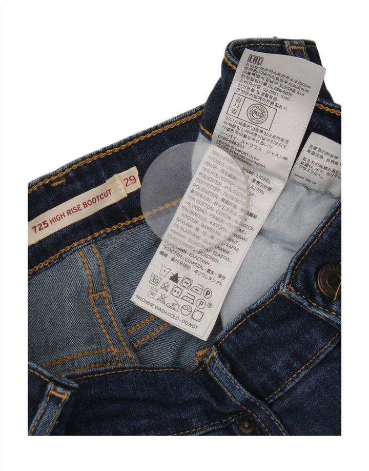 Calça jeans feminina Levi's 725 High Rise Bootcut W29 L35 Azul Lyocell