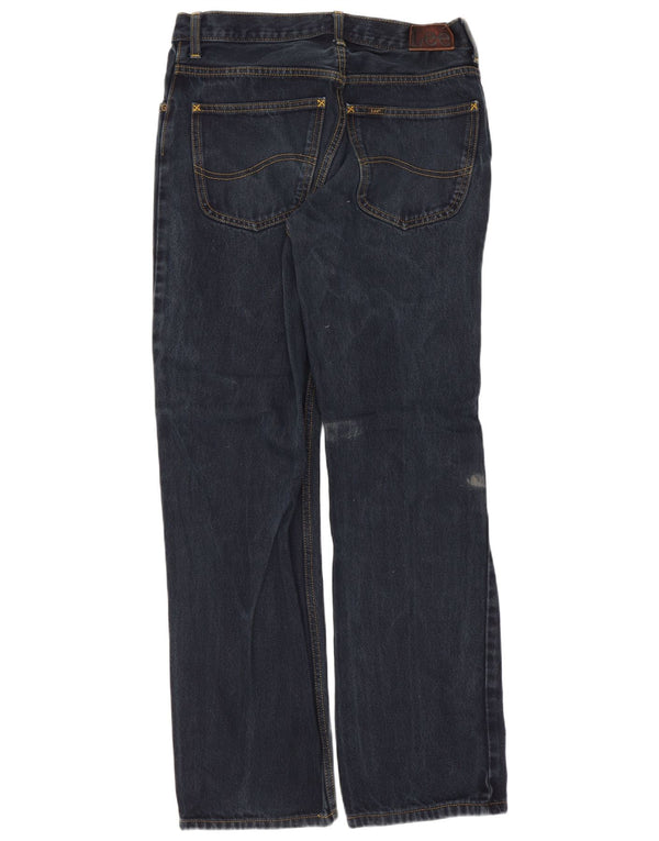 Lee Mens Brooklyn Comfort Straight Jeans W32 L30 Azul Marinho Algodão