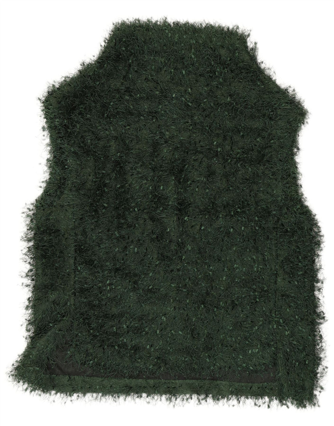 ZARA Womens Vest Tank Top UK 14 Poliéster Verde Médio