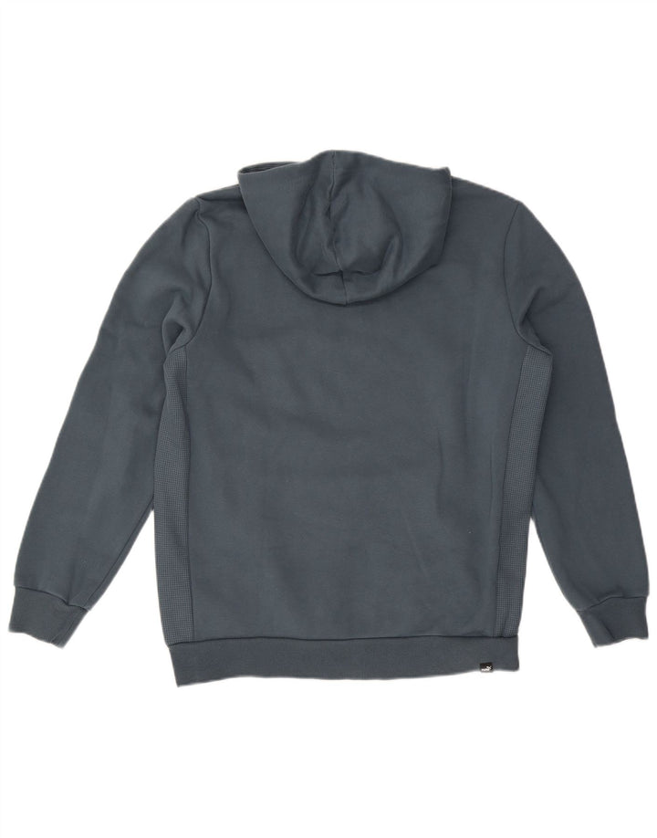 Puma Mens Hoodie Jumper Médio Algodão Cinza