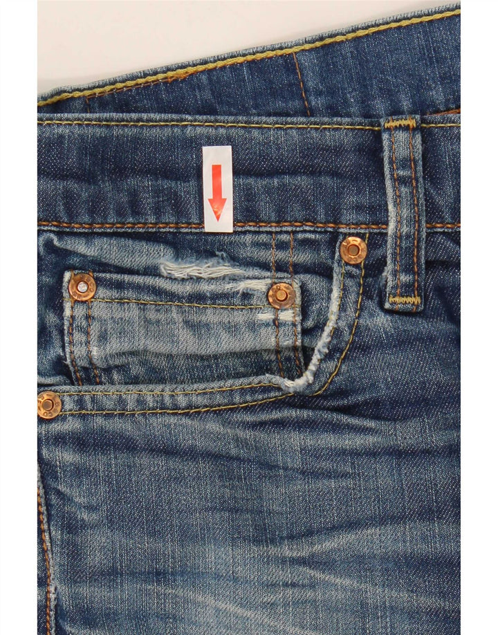 Calça jeans feminina Levi's 511 Slim W30 L34 azul algodão