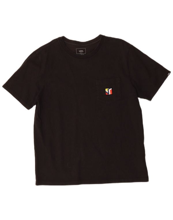 Camiseta Vans Masculina Relaxed Fit Top Médio Algodão Preto