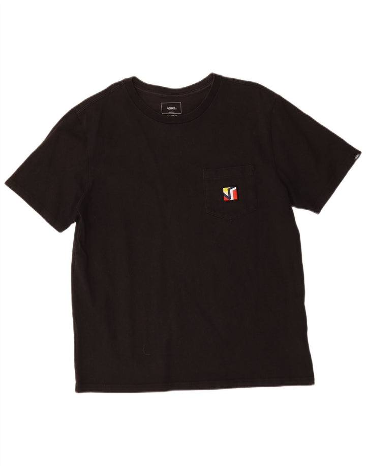 Camiseta Vans Masculina Relaxed Fit Top Médio Algodão Preto