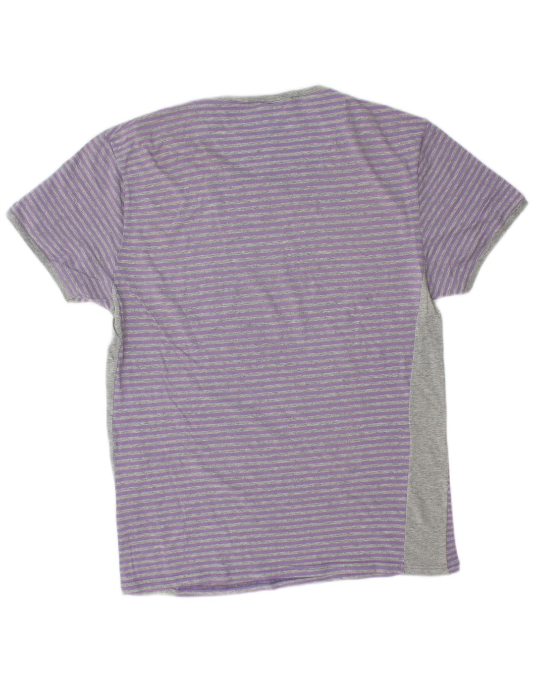 Camiseta masculina KAPPA Top XL algodão listrado roxo