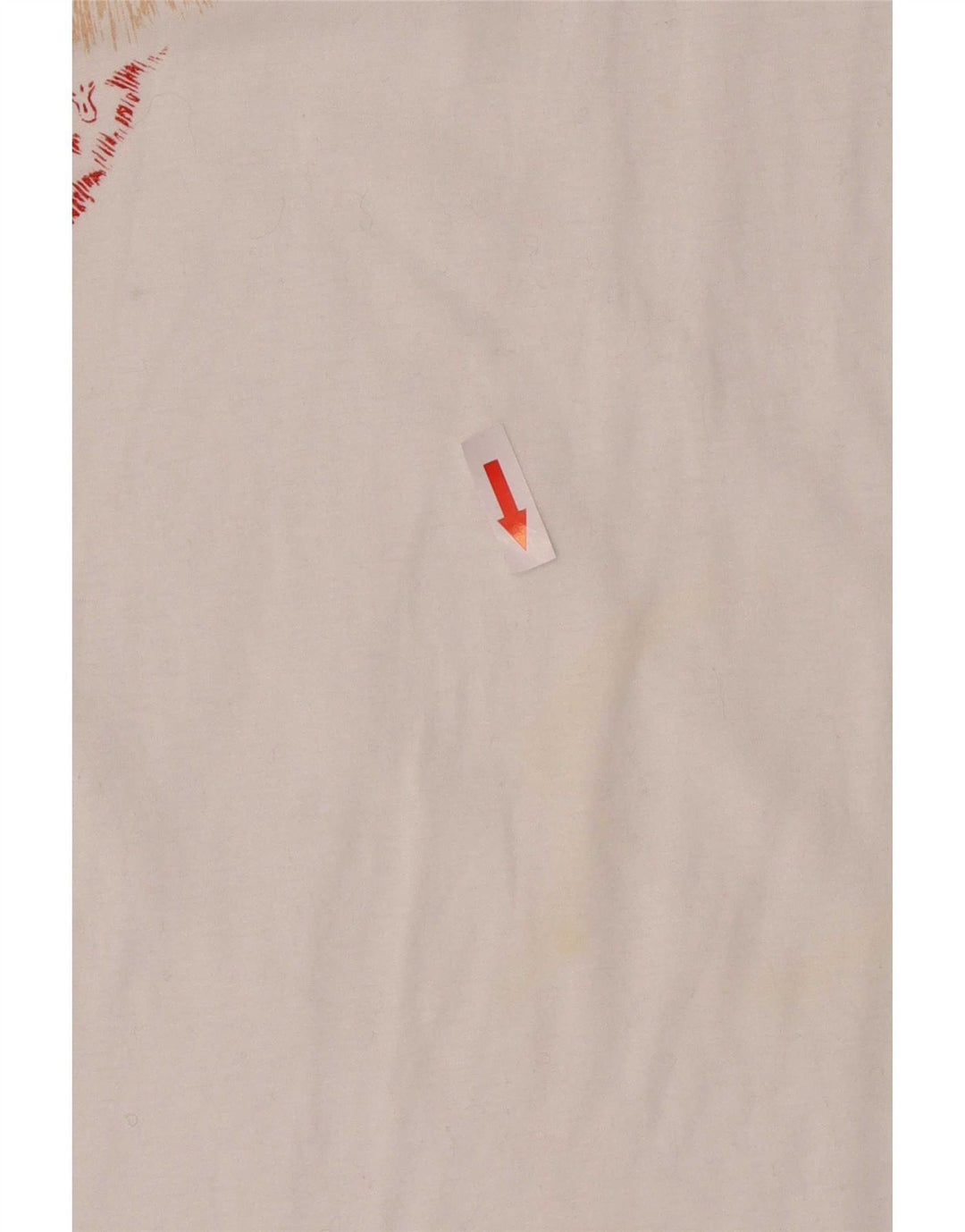 Ellesse camiseta feminina gráfica top IT 44 algodão colorblock branco médio