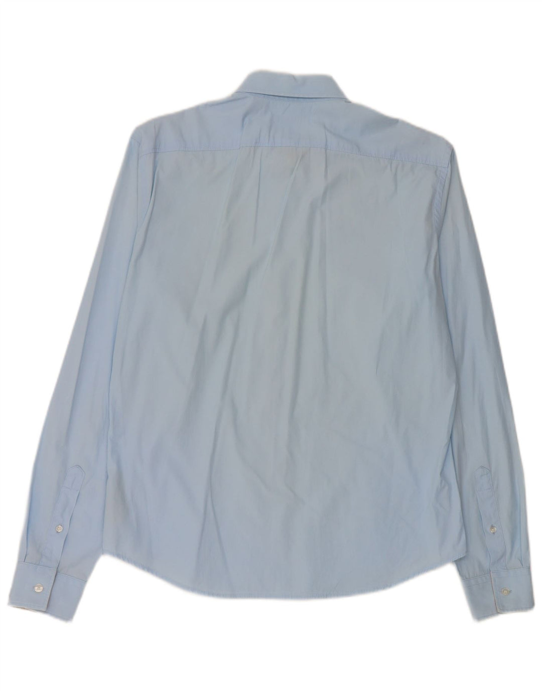 Burberry Mens BRIT Camisa Azul Médio Algodão