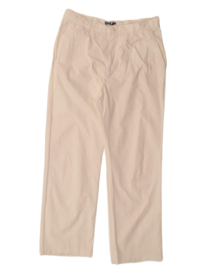 Calça chino reta feminina VINTAGE W30 L29 branca