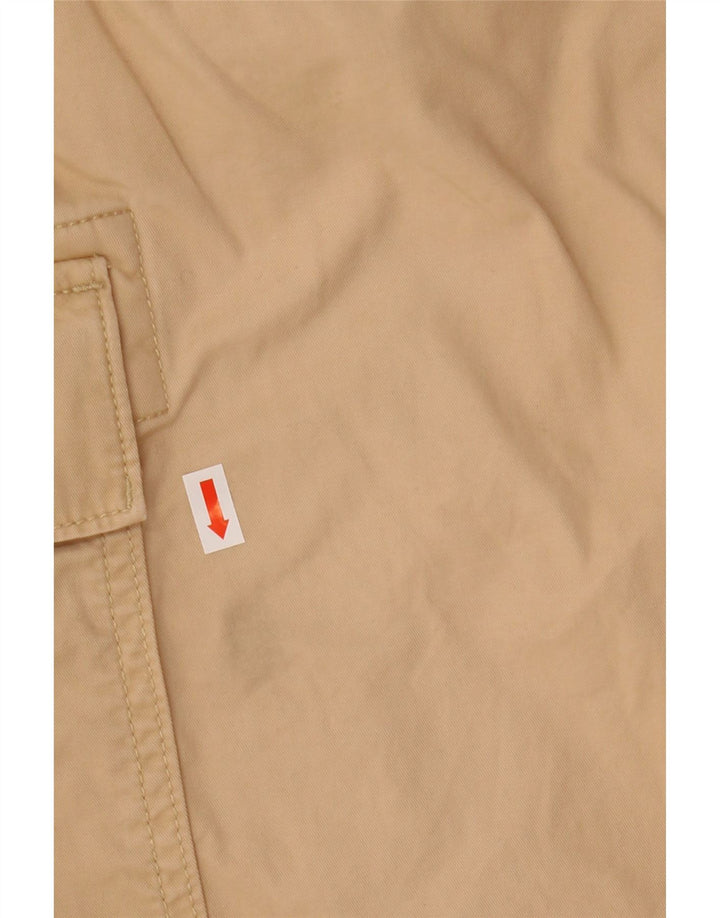 Shorts cargo masculino Tommy Hilfiger W36 grande algodão bege