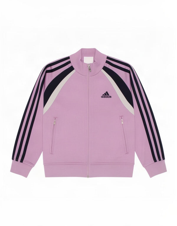Jaqueta Adidas Meninas Treino Top 5-6 Anos Roxo Colorblock