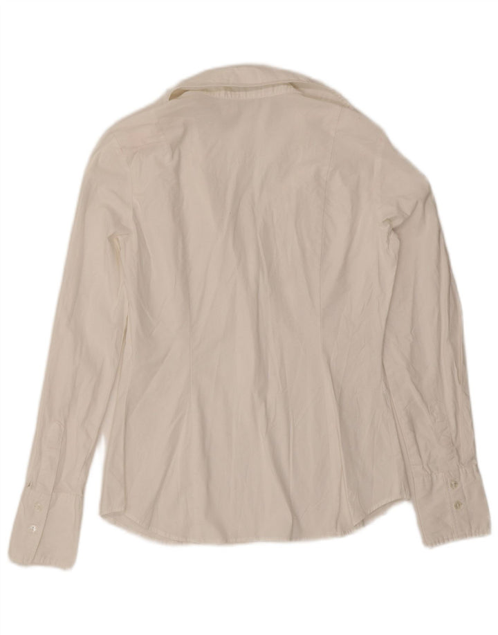Pulôver feminino Benetton UK 10 pequeno branco