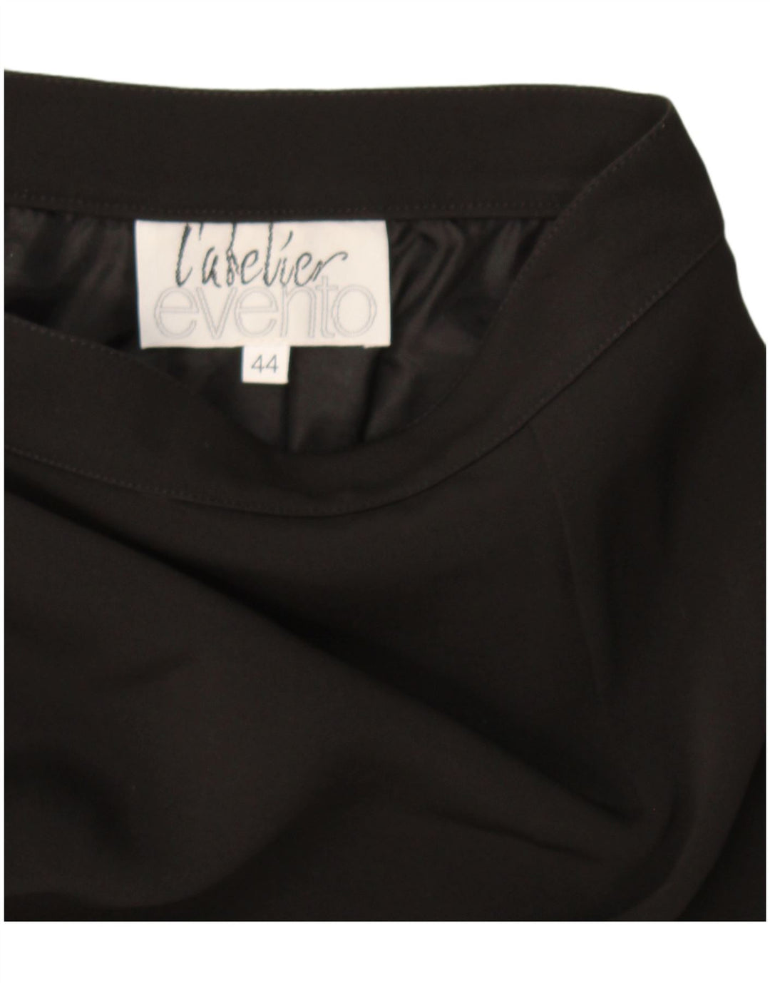 Saia lápis feminina vintage IT 44 médio W30 preta