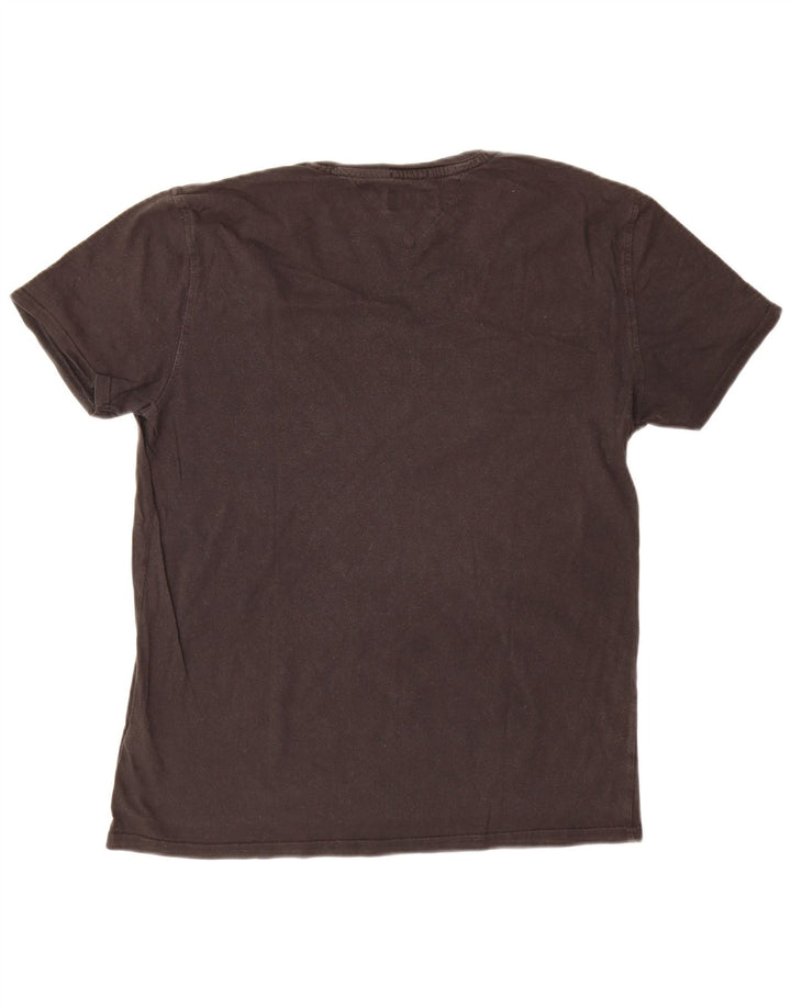 Camiseta masculina Tommy Hilfiger Top médio algodão preto