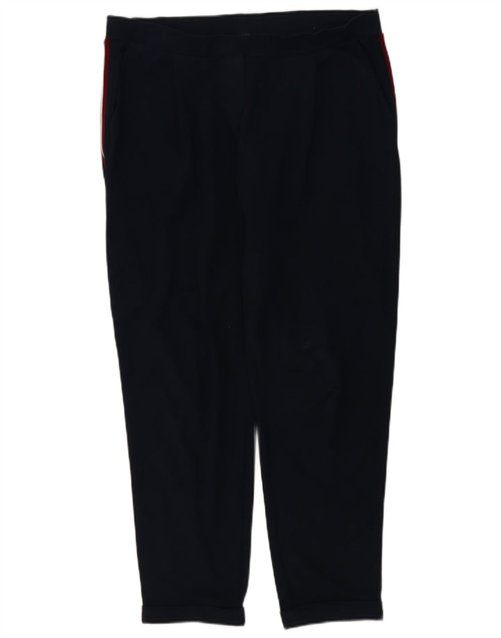 Calça casual justa feminina Marks & Spencer W36 L28 azul marinho
