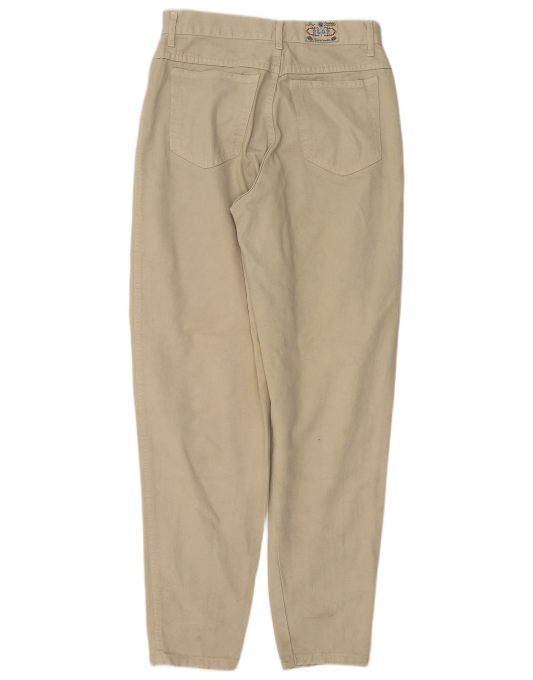 Jeans cônicos femininos VINTAGE W28 L32 bege