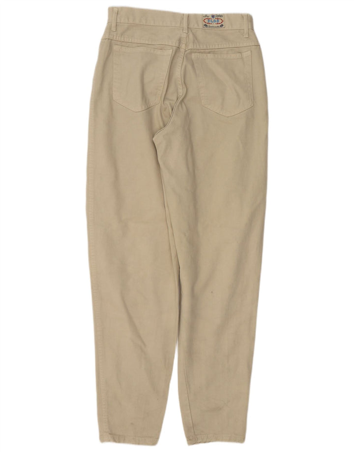 Jeans cônicos femininos VINTAGE W28 L32 bege