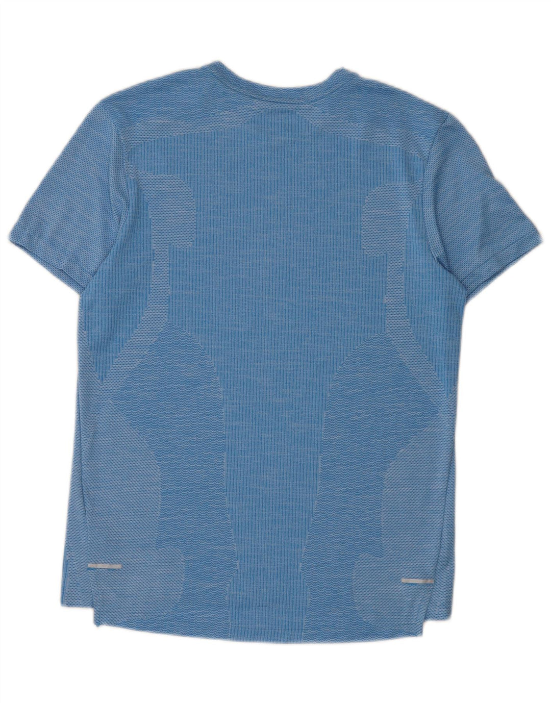 Camiseta masculina Nike Dri Fit Top pequeno poliéster manchado azul