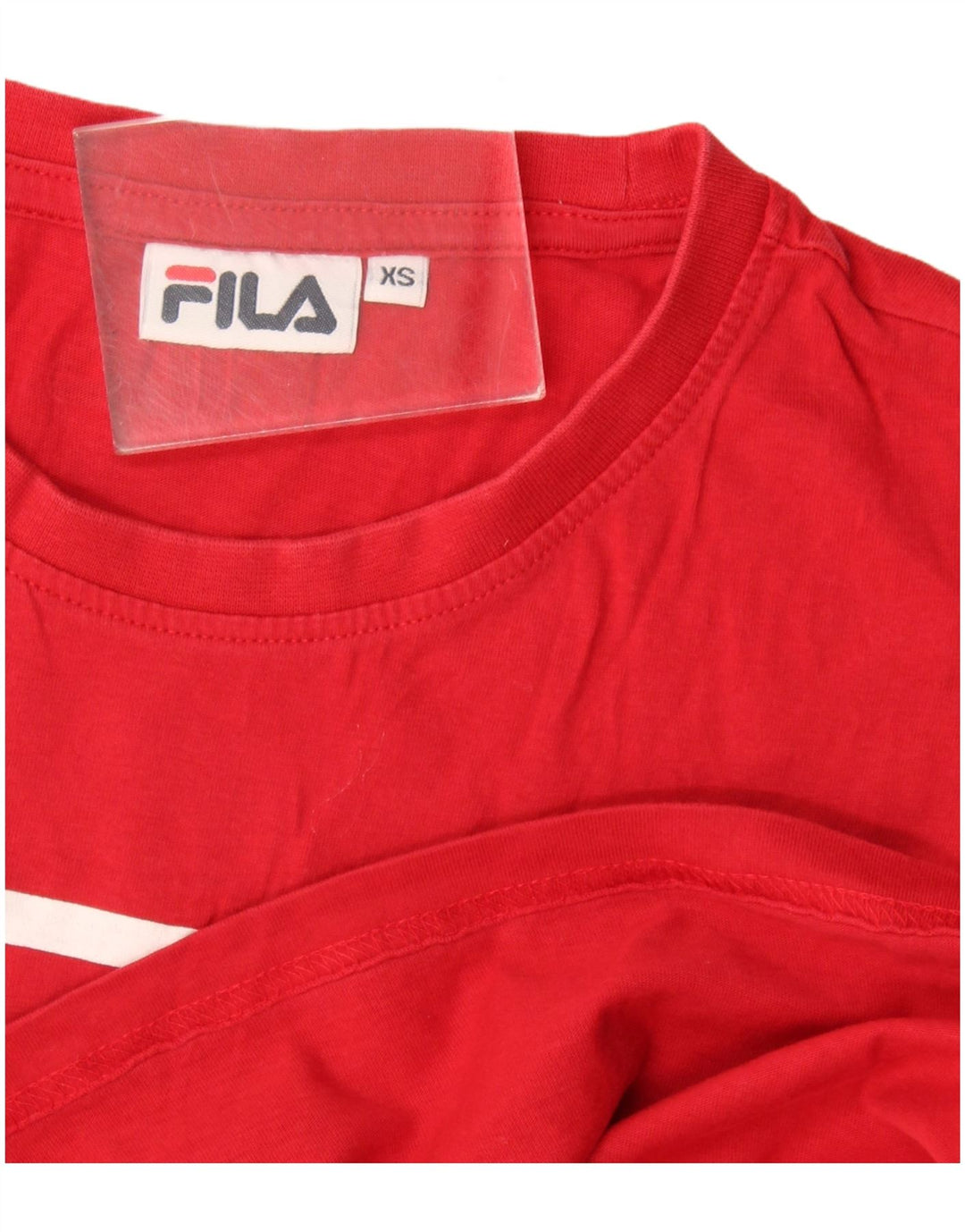Fila Mens Camiseta gráfica Top XS Vermelho