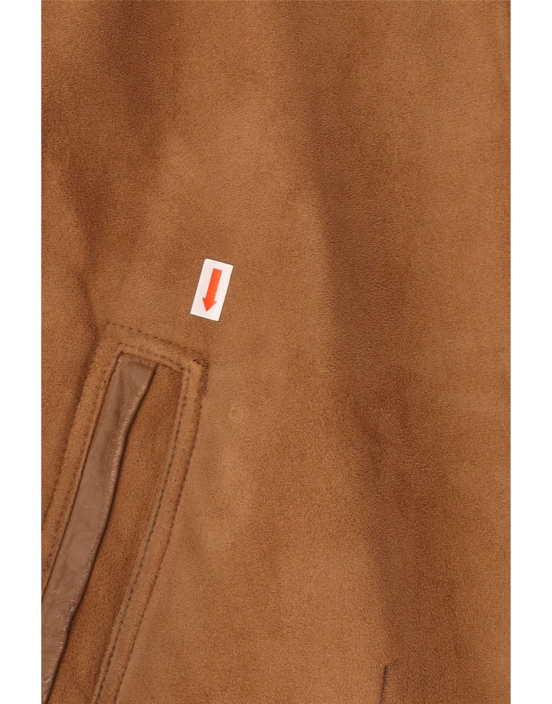 Jaqueta bomber masculina EMPORIO E.G.A de camurça Reino Unido 42 XL bege